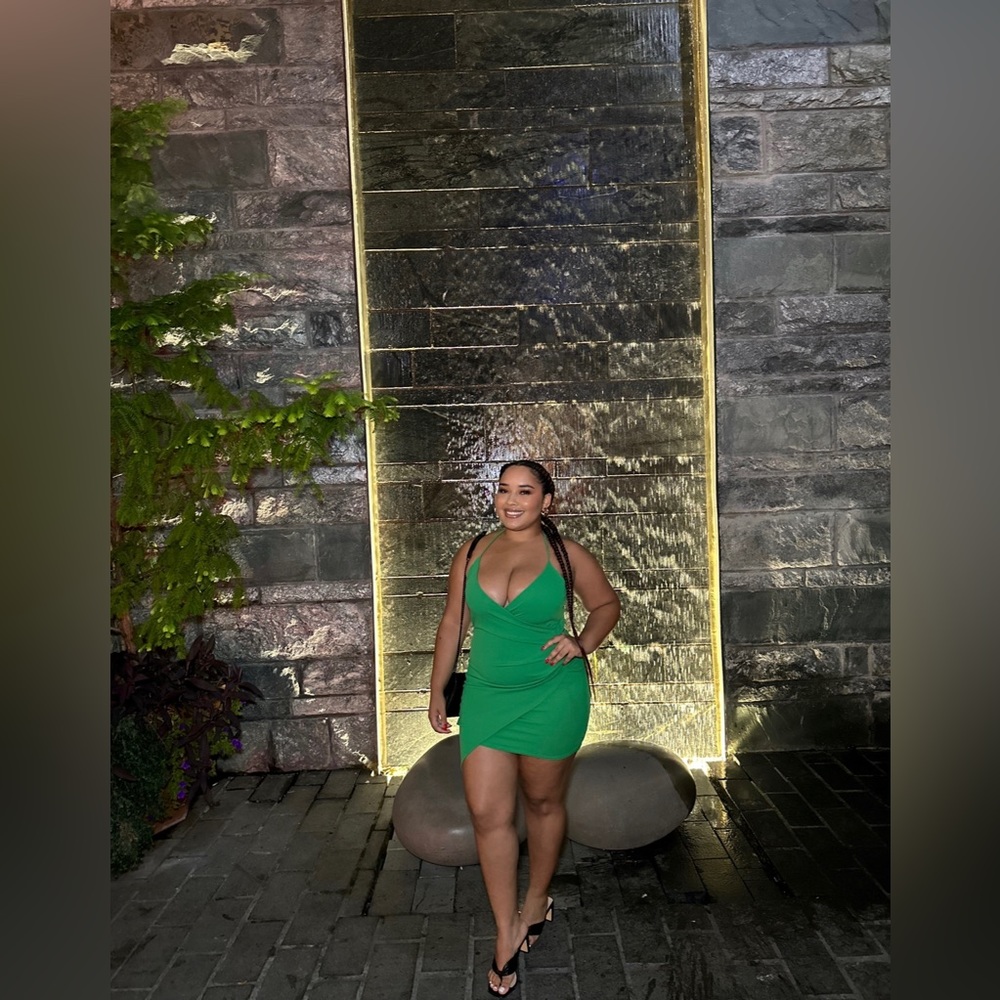 Genesis Sexy Green Dress